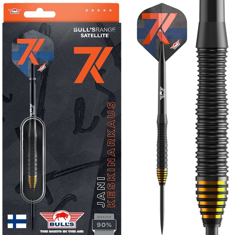 Bulls Jani Keskinarkaus Darts – Steel Tip – 90% Tungsten 23g