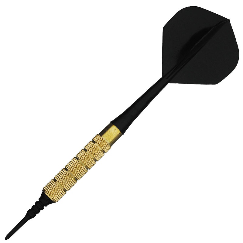 Colonial Bar Soft Tip Darts – 16gm Black (6 Set)