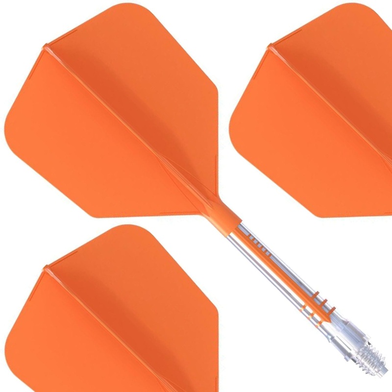Cuesoul Rost T19 Carbon Fibre – Integrated Dart Shaft and Flights – Big Wing – Orange Size 1