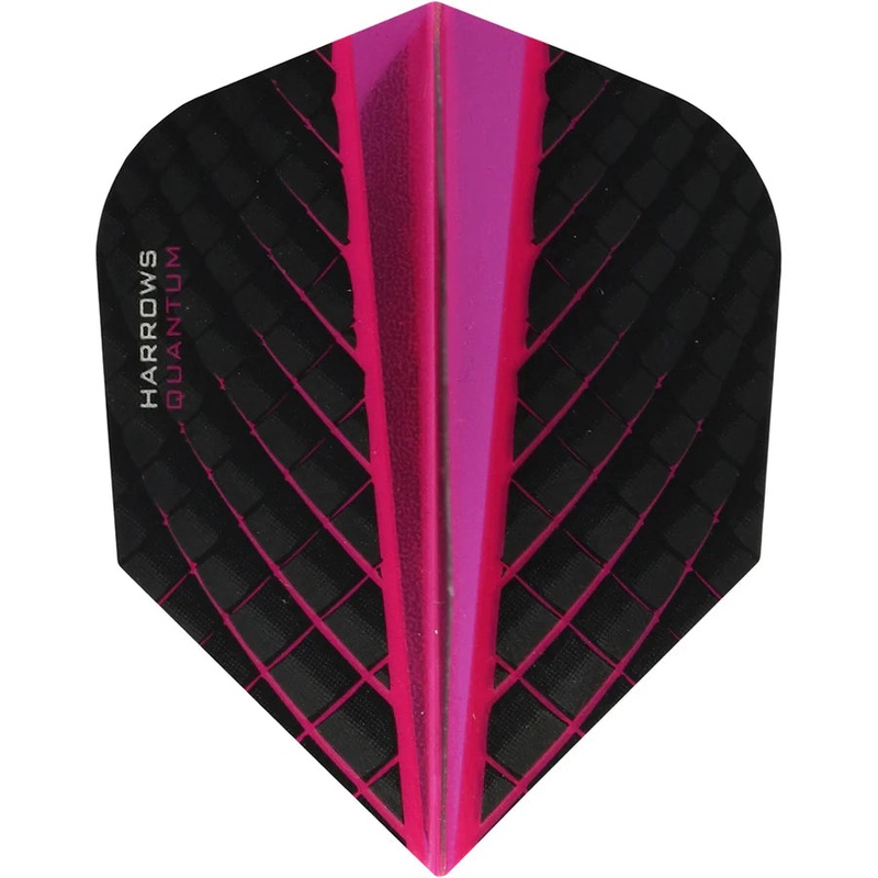 Harrows Quantum Pink Standard Dart Flights Standard 100 Micron Extra Strong