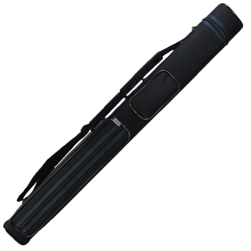 J&J 2B/3S Nylon Cue Case – Black