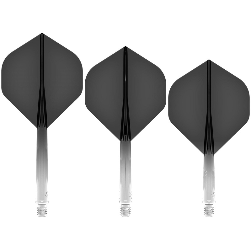 Mission Force 90 – New Moulded Flight & Shaft System – Standard No2 – Gradient – Transparent Black Medium