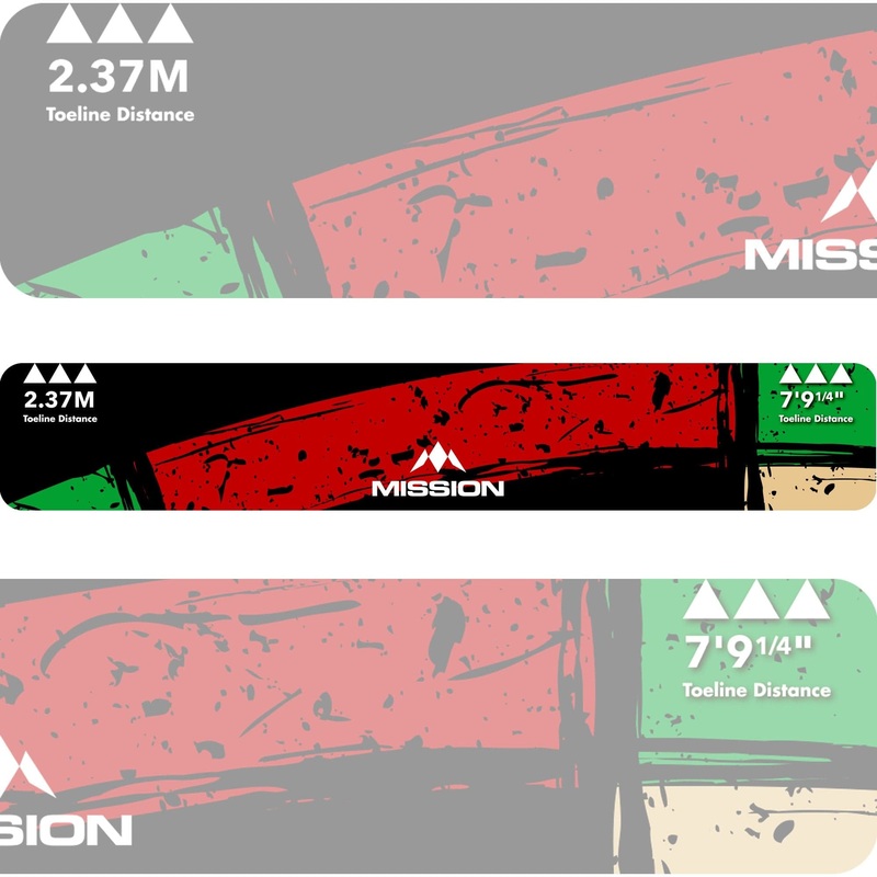 Mission Throw Line Oche – Toeline – Double Top