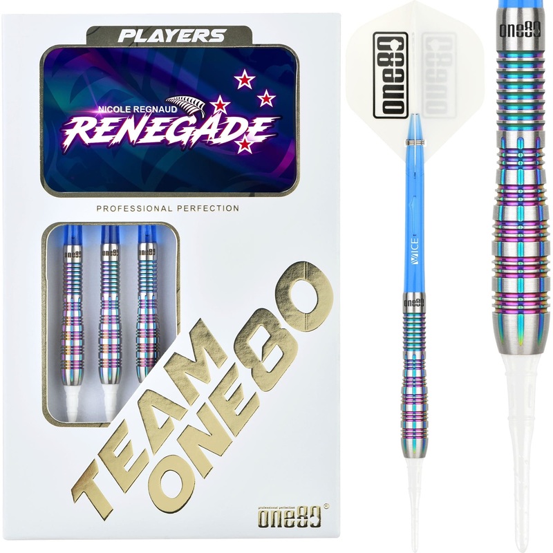 *One80 Nicole Regnaud Darts – Soft Tip – Renegade 18g