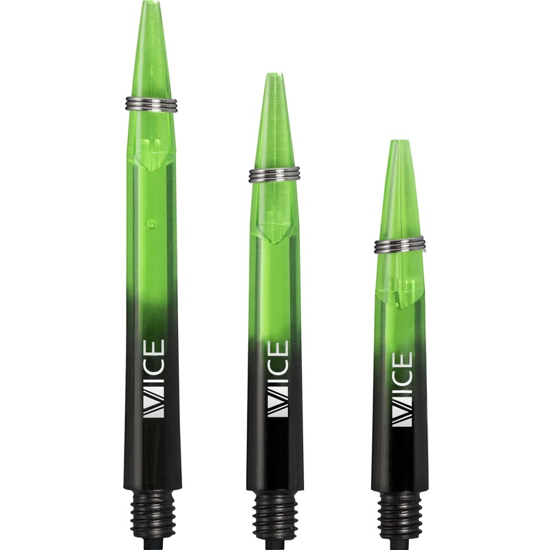 One80 Vice Gradient Shafts – Black – Neon Green Medium