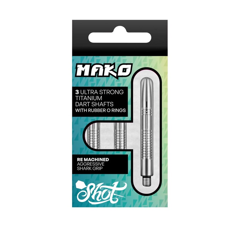 Shot Mako Titanium Dart Shafts – Short