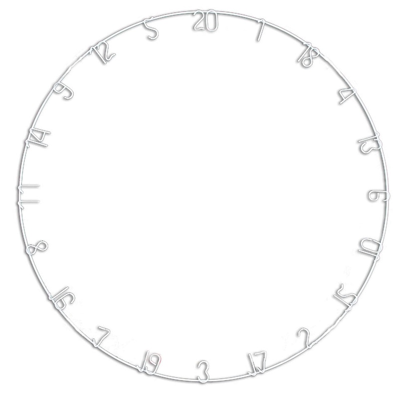 Dartboard Replacement Number Ring – White