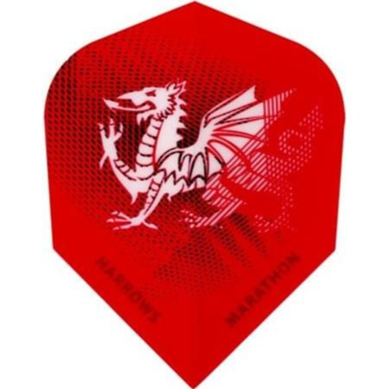 Harrows Dart Flights – Marathon – Extra Strong – Std – Wales