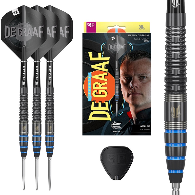 Jeffrey De Graaf 90% Tungsten SP Steel Tip Darts by Target 23 Gram