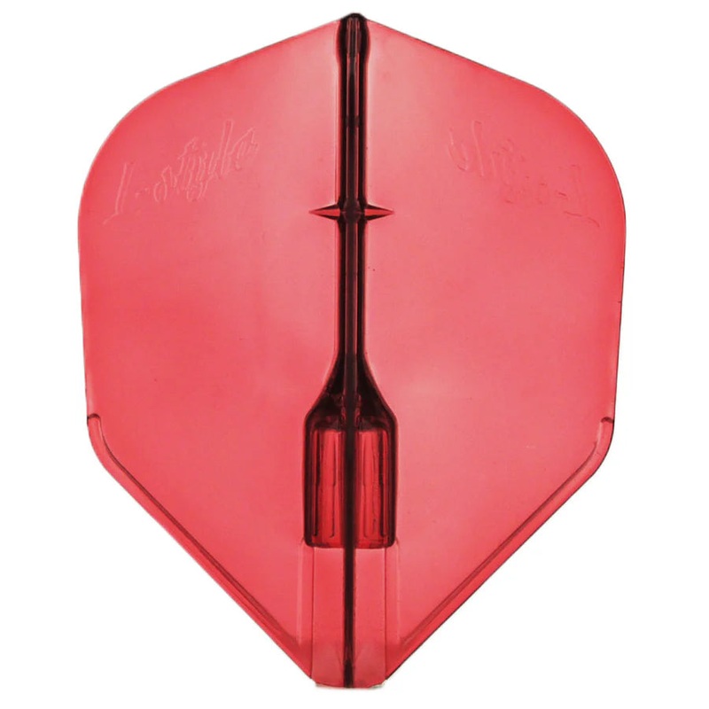 L-Style EZ Fantom Dart Flights – L3 Shape Red Shape 290 Micron Red