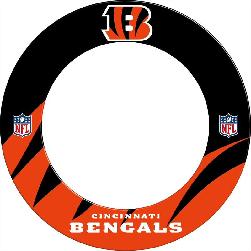 NFL – Dartboard Surround – Official Licensed – Cincinnati Bengals