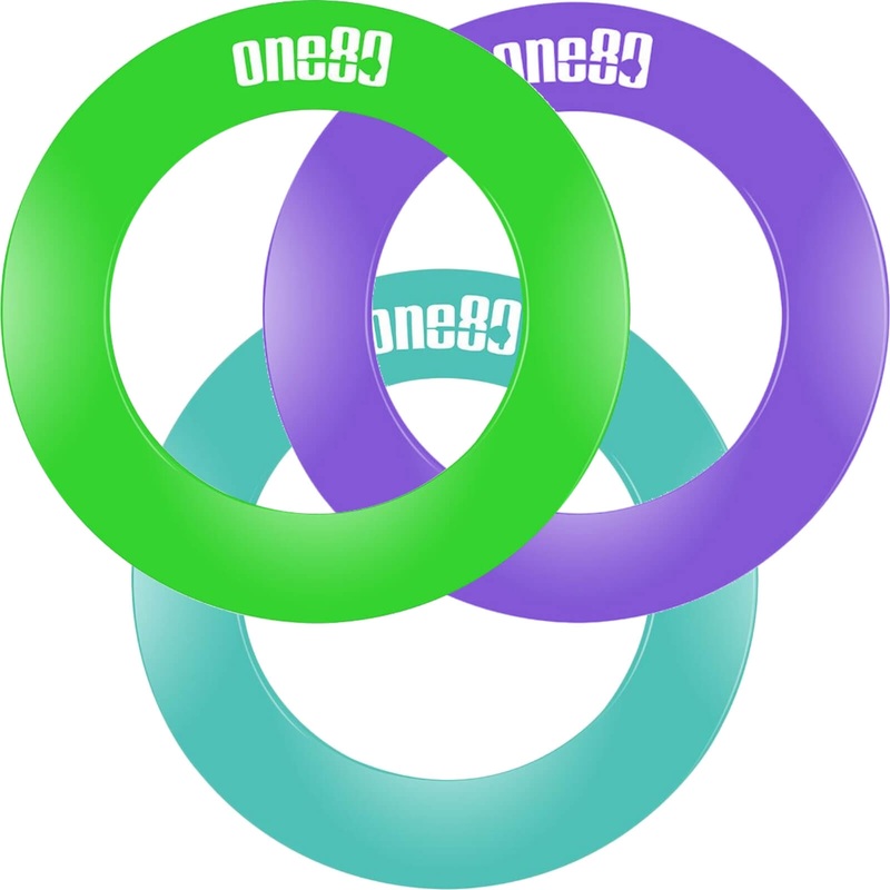 One80 – 1 Piece Dartboard Surround Green