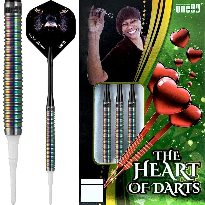 *One80 Deta Hedman VHD Darts – Soft Tip Tungsten – Hand Made 16g