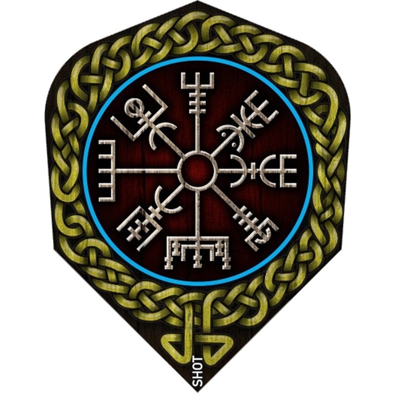 *Shot Dart Flights – 100 Micron – Transparent – No6 – Viking Drakkar