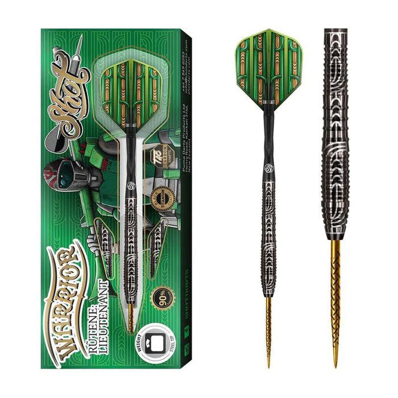 Shot Warrior Rutene Lieutenant 90% Tungsten Steel Tip Darts 23 GRAM