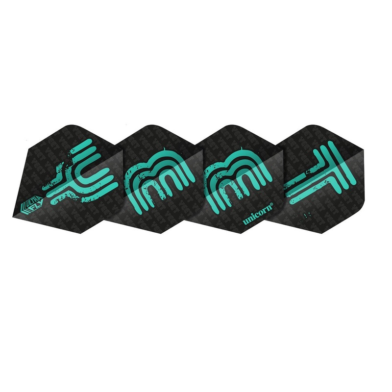 Ultrafly.100 YEET Aqua Standard Dart Flights by Unicorn