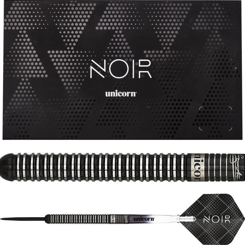 Unicorn – Gary Anderson Noir Darts – Steel Tip – 90% Tungsten – 21g 23g 25g 27g 21 grams