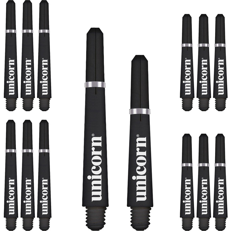 Unicorn Gripper 4 Dart Stems – Value Pack – 5 Sets – Black Medium