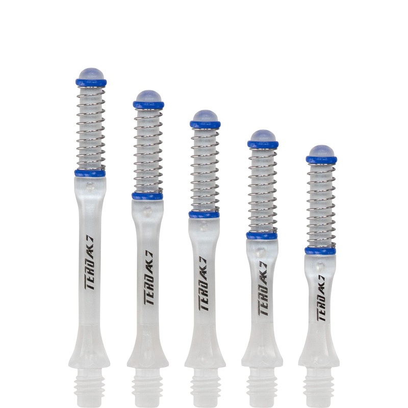 Cuesoul – Dart Shafts – Tero Flight System – AK7 – Slim – Set of 4 – Ice Clear Cuesoul 32mm