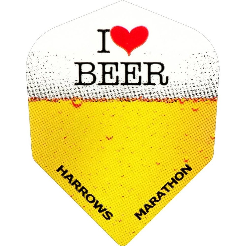 Harrows Dart Flights – Marathon – Extra Strong – Std – I Love Beer
