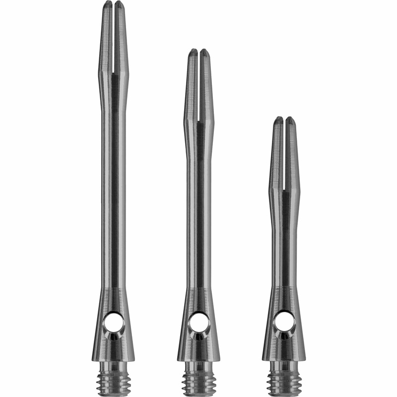Harrows Keramic Stems – Aluminium Dart Shafts – Gun Metal Medium