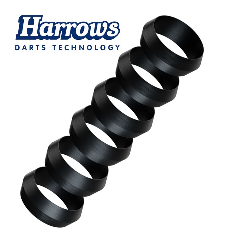 Harrows Pyramid Rings Black