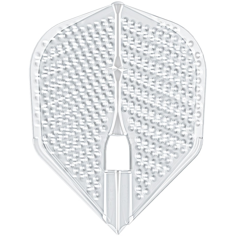 L-Style Pro Dimpled Dart Flights – L3 / Shape Clear