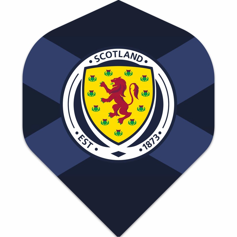 *Scotland Football Dart Flights – Official Licensed – 100 Micron – No2 – Std – F3 – St Andrew – Navy Blue