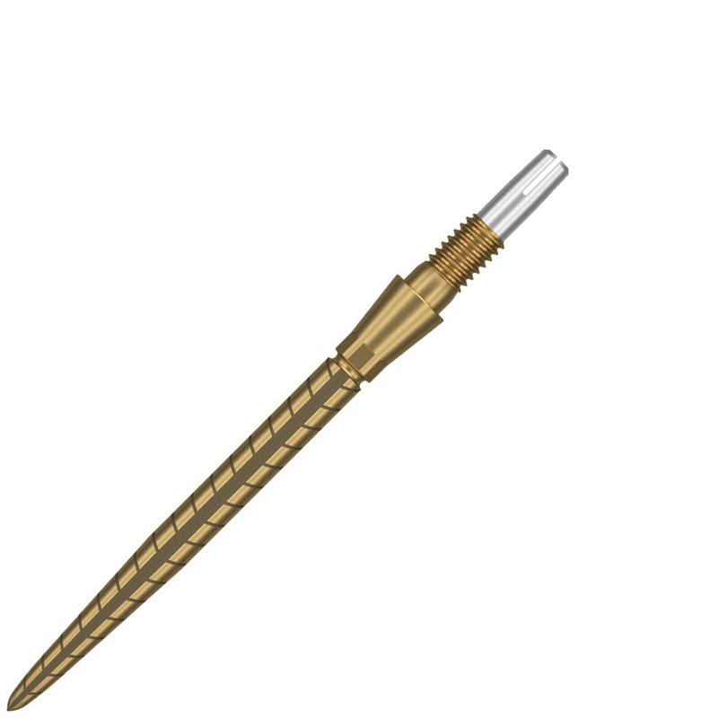 Target Swiss Storm Quartz Steel Points – Gold 30mm
