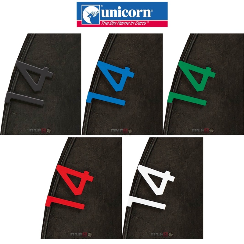 Unicorn – Eclipse HD2 Dartboard Spare Number Set – 1 to 20 Black