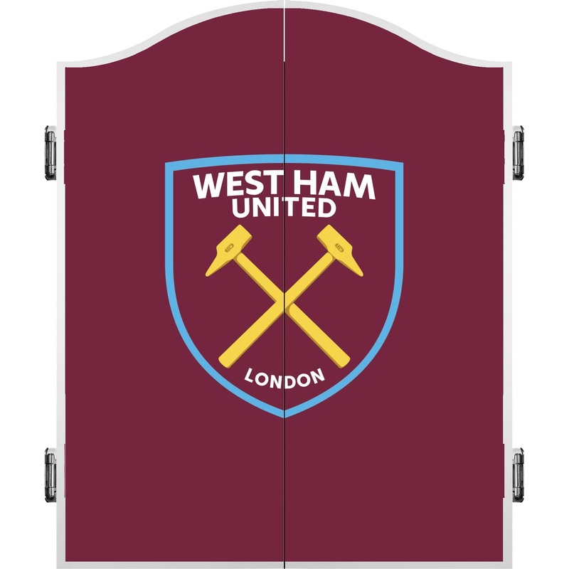 West Ham United FC – Official Licensed – Dartboard Cabinet – C1 – Crest