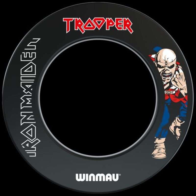 Winmau Iron Maiden Surround Black Not Included 43.6cm Inner Diameter, 67.5cm Outer Diameter