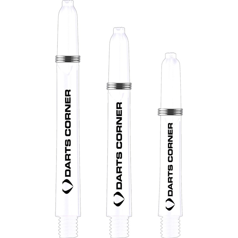*Darts Corner Polycarbonate Shafts – Dart Stems – Milky White Medium