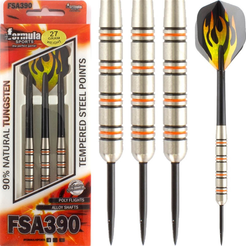 Formula Sports – FSA390 Darts – Steel Tip – 90% Tungsten – 27g