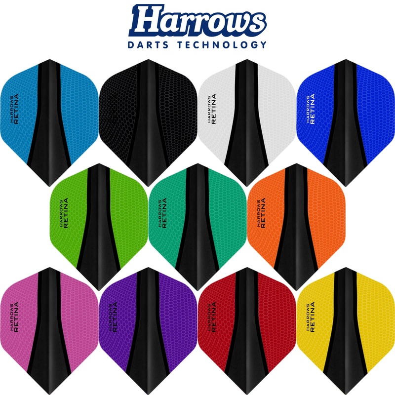 Harrows – Retina-X – Big Wing Dart Flights Aqua Blue