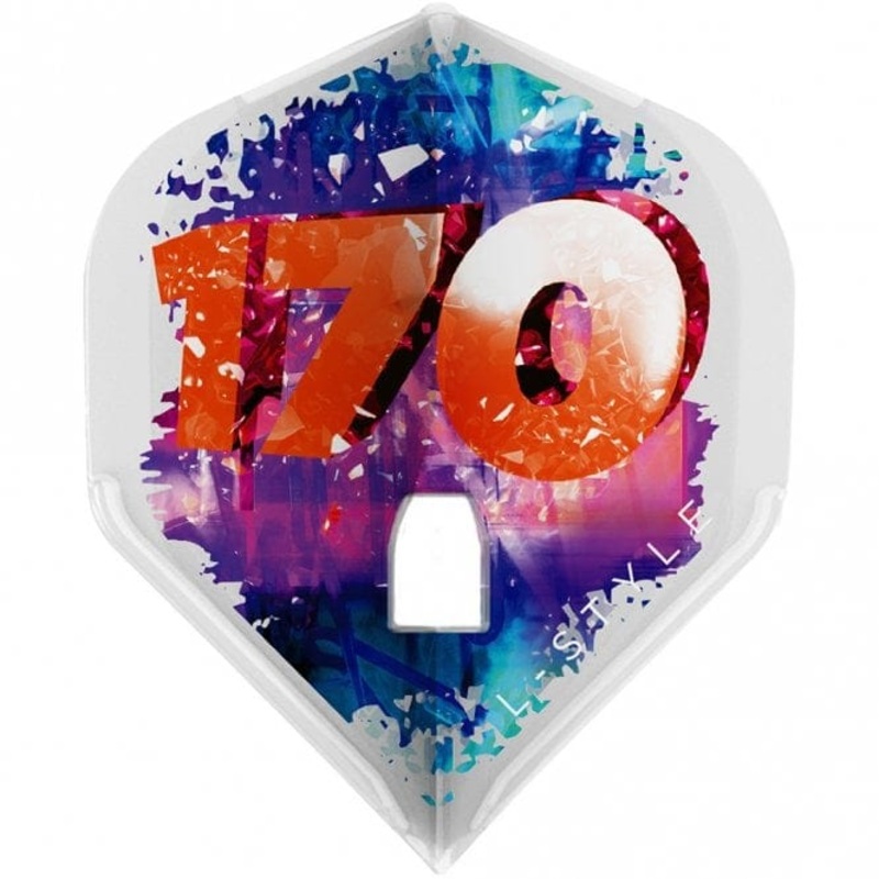 *L-Style – L-Flights – L1 Pro – Champagne Ring – Standard – Fallon Sherrock v4 – 170 – White