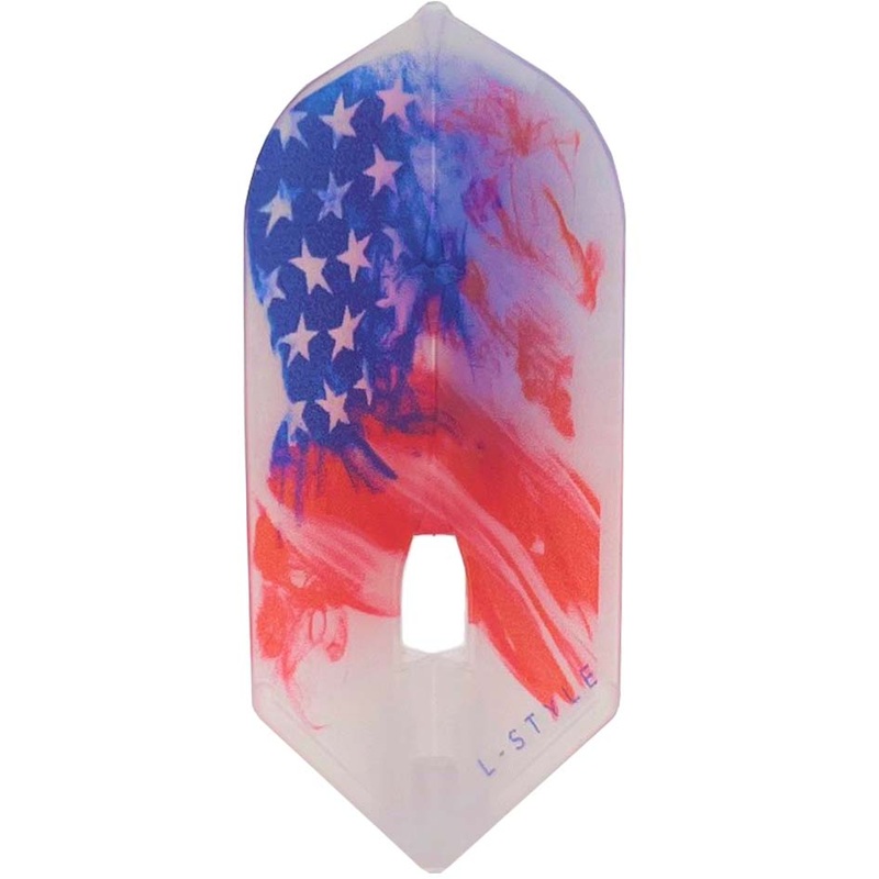 L-Style Pro American Flag V2 Dart Flights – L6 / Slim