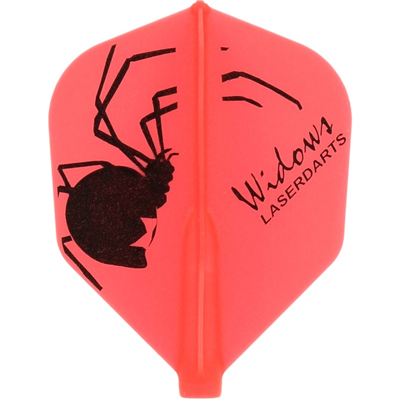 Laserdarts Fit Flight Red Widow Dart Flights – Shape