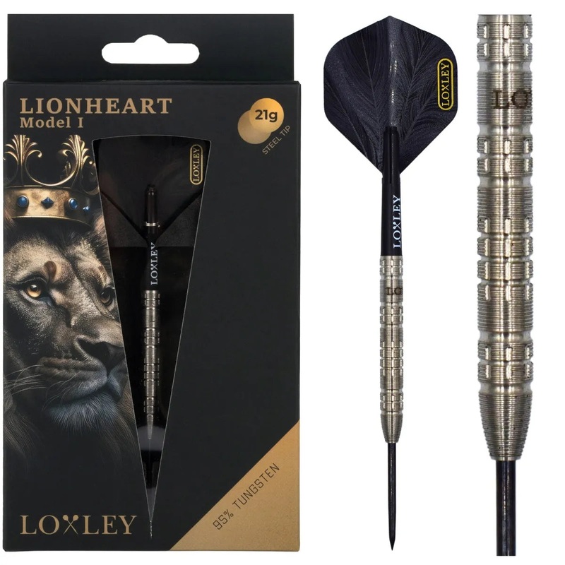 Loxley Lionheart Model 1 95% Tungsten Steel Tip Darts 21 GRAM