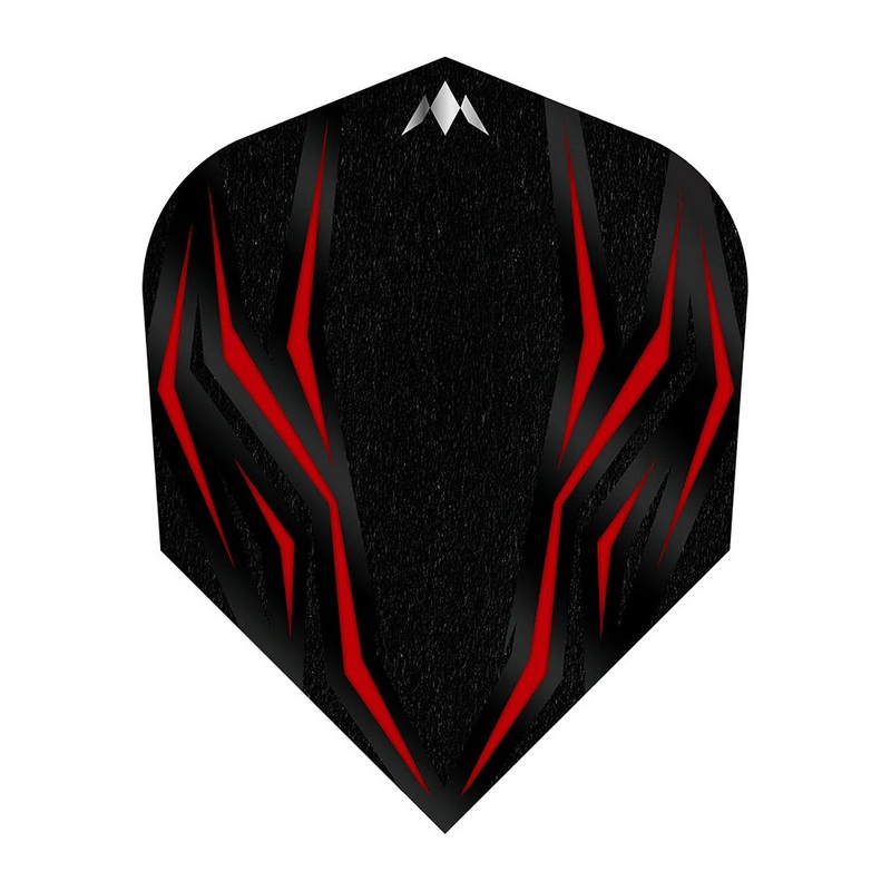 Mission Lava Dart Flights Red No6 Shape