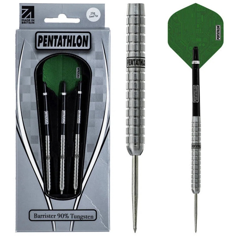 Pentathlon Barrister 90% Tungsten Steel Tip Darts 23 GRAM