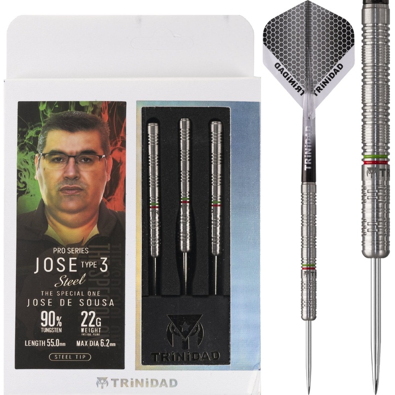 Trinidad Pro – Steel Tip Darts – Jose De Sousa – Jose Type3 22g