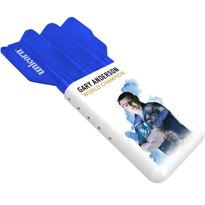 *Unicorn Slider Dart Case – Lightweight Wallet – Blue – Gary Anderson