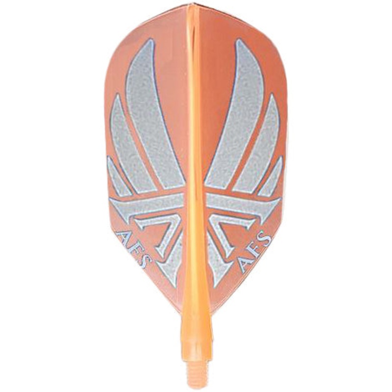 Accurate AFS Dart Flights – Slim Soft Orange