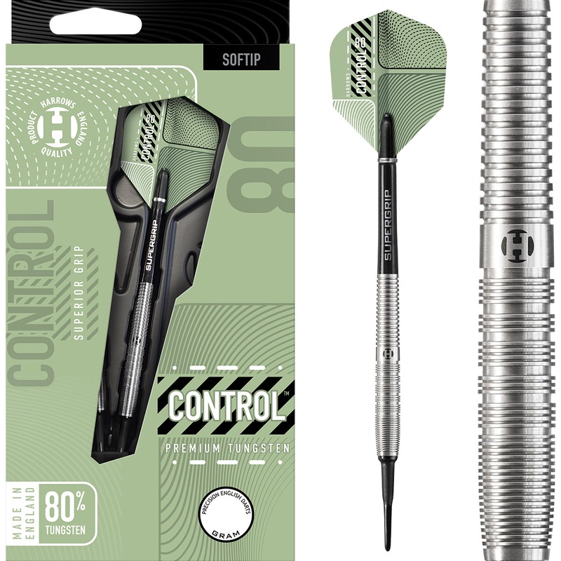Control Tapered 80% Tungsten Soft Tip Darts by Harrows 18 Gram