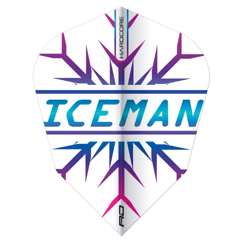 Hardcore Gerwyn Price Rainbow Snowflake V Standard Flights V-Standard Dart Flights by Red Dragon