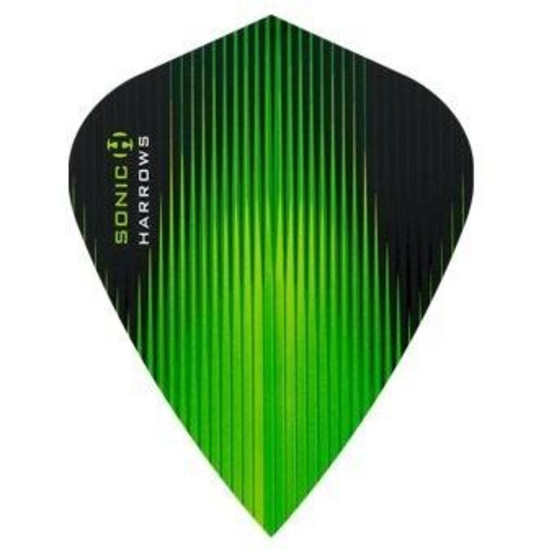Harrows Sonic Kite Green Dart Flights Green