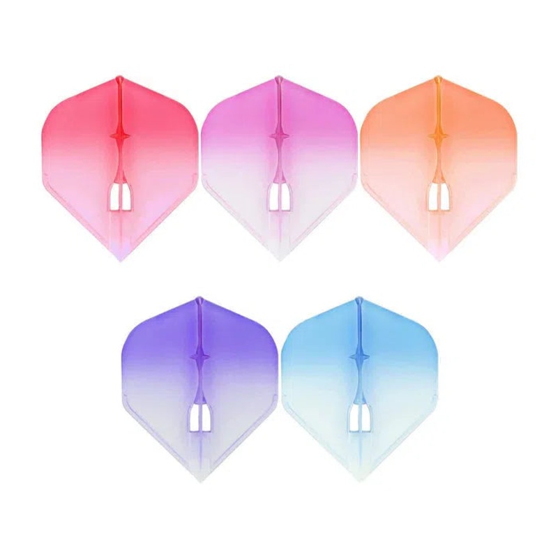 L-Style Two Tone L1 Pro Standard White Flights Red