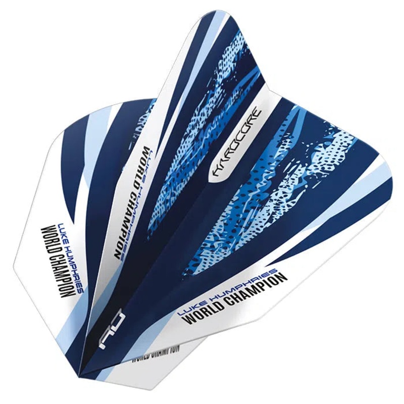 Red Dragon Luke Humphries World Champion Blue & White V-Standard Flights