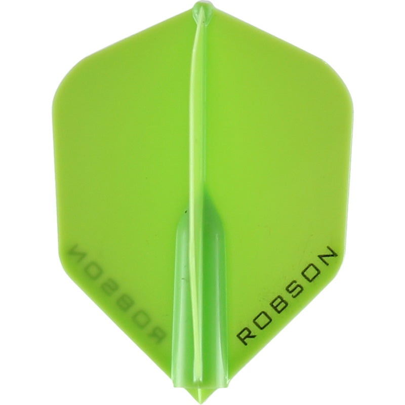 Robson Plus Dart Flights – Shape Lime